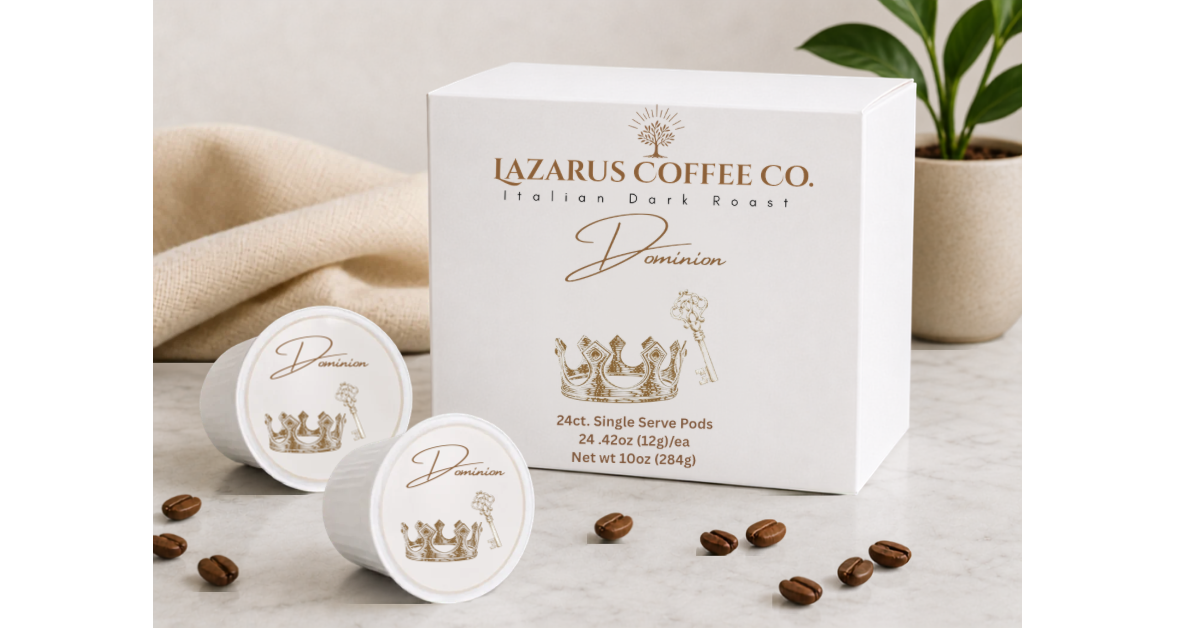 Dominion, Italian Dark Roast Single Serve Coffee Pods-24ct
